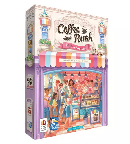 Coffee Rush: Hab a tortán társasjáték