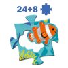 Tapintható vidámság - Óriás puzzle 24+8 db-os - Taktilo sea - DJ07166