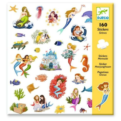 Hableánykák 160 db-os matrica gyűjtemény - Mermaids - Djeco